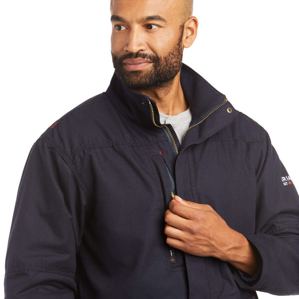 FR Insulated Canvas Jacket, Navy, L