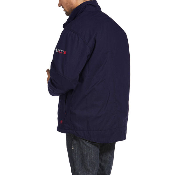FR Insulated Canvas Jacket, Navy, L