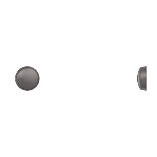 Blk Nyln Screw Caps 1/2
