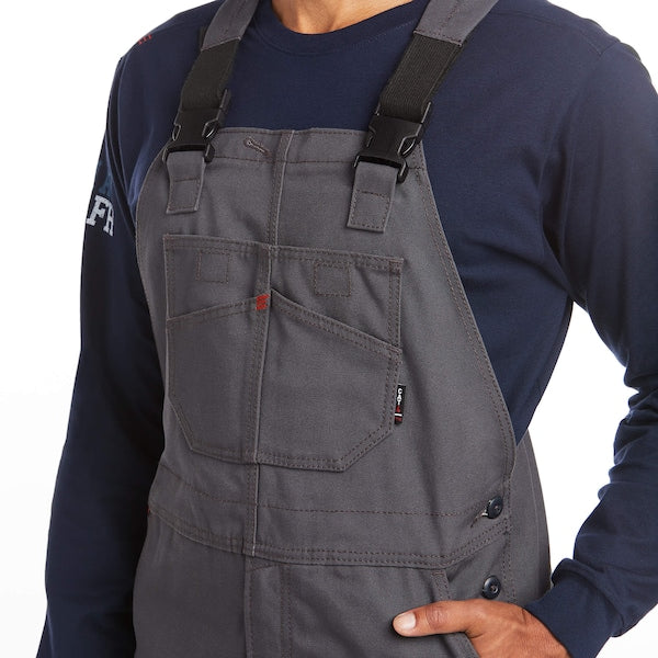Bib Overalls, Gray, S