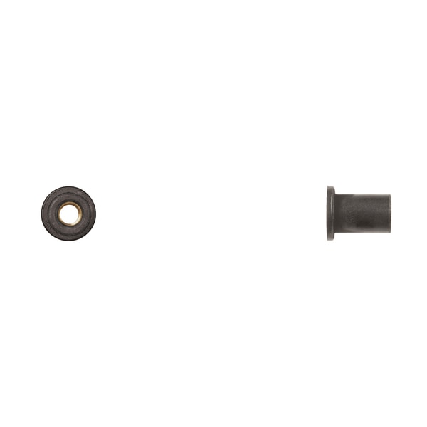 Blk Rubber Well Nuts 8-32 Screw Size 7/16