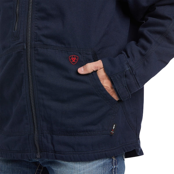 FR Stretch Canvas Jacket, Navy, 3XL