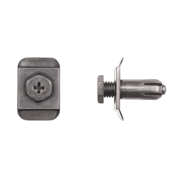 Nyln Bumper Cover Retainers 10mm Hole Size 20mm Stem L PK10