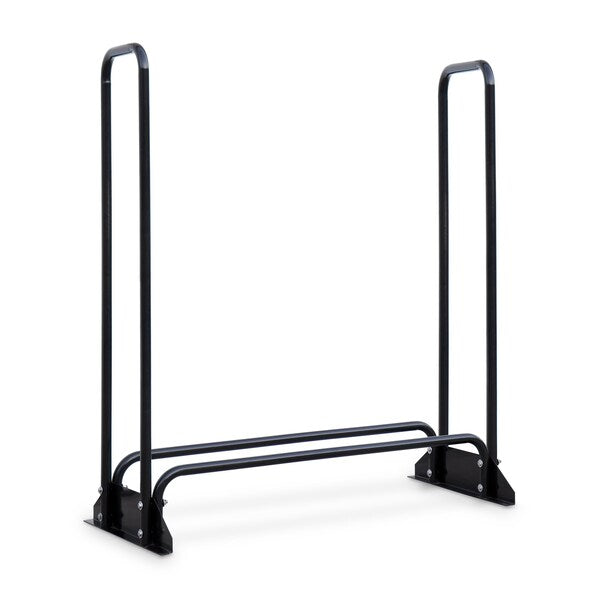 1/2 Face Cord Steel Firewood Storage Rack, Black