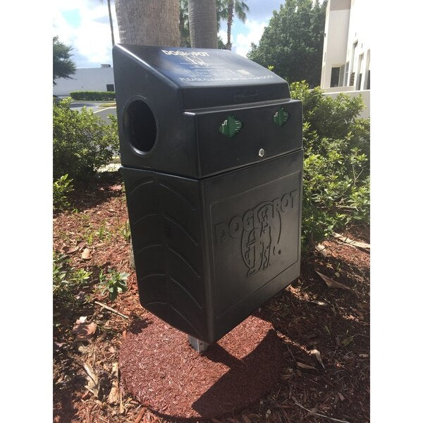 Pole Mounted DOGVALET Pet Waste Receptac