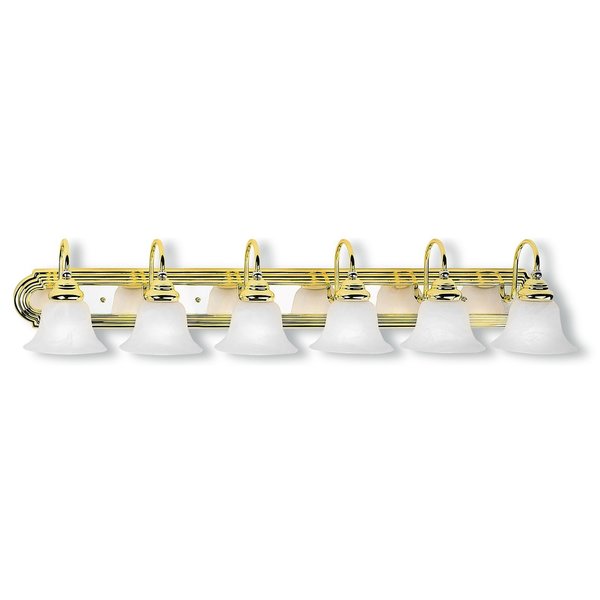 Belmont 6 Light Polished Brass And Polis