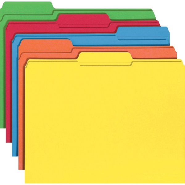 Folders, Assorted, PK100