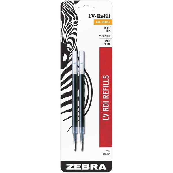 LV-Refill 0.7mm Blue 2pk