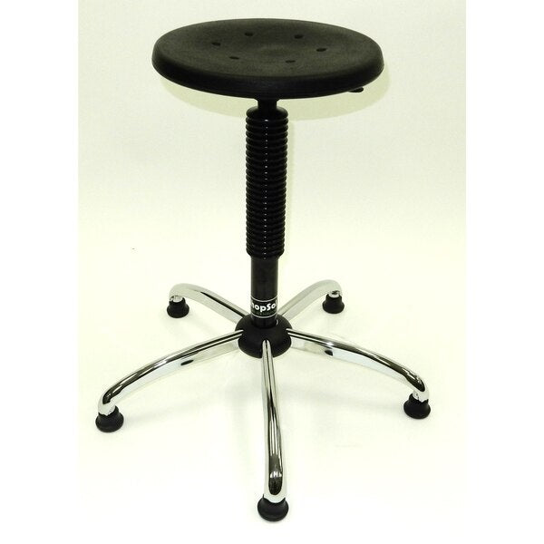 Stool, Poly Seat and Aluminum Base