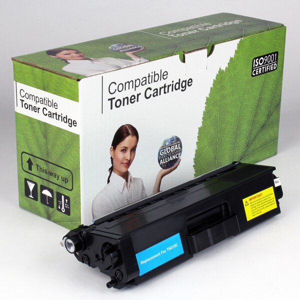 Refurbished Compatible Toner For TN315, C Cyan, 3.5K Pages