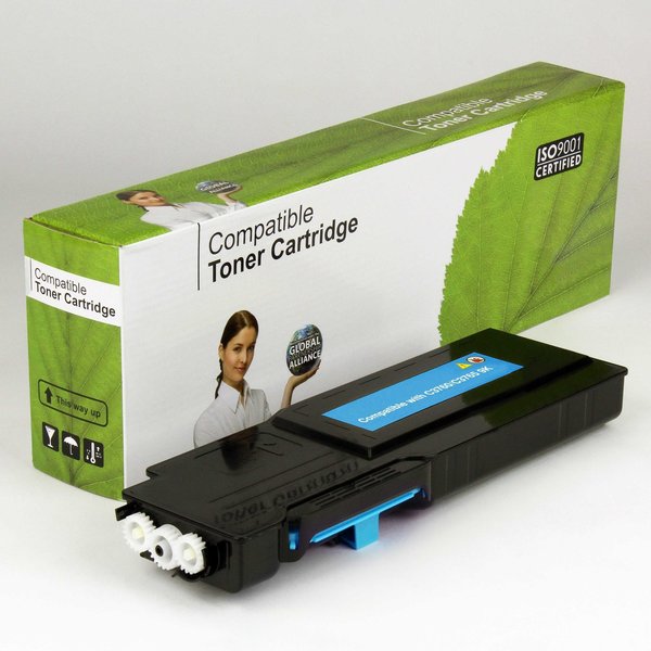 Remanufactured Compatible Toner For C3760, Cyan, 9K Pages