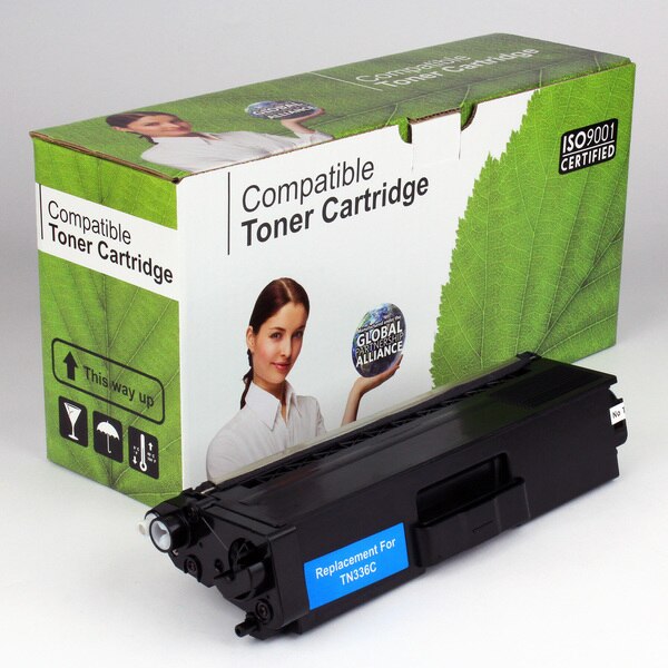 Toner For TN336C, Cyan, 3.5K Pages