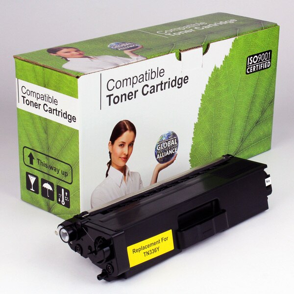 Refurbished Compatible Toner For TN336Y, Yellow, 3.5K Pages