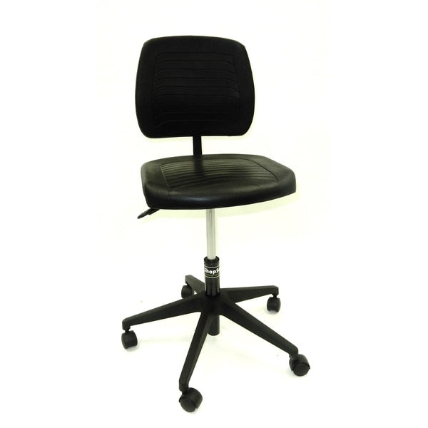 Desk Chair, Polyurethane Seat, Back