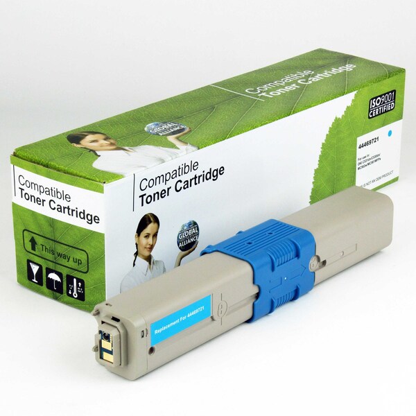 Toner For C530 44469721, Cyan, 5K Pages