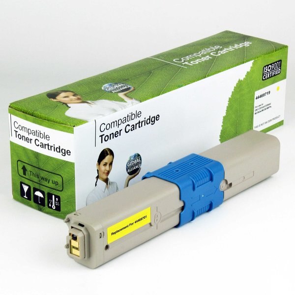 Toner For C330 44469701, Yellow, 3K Pages