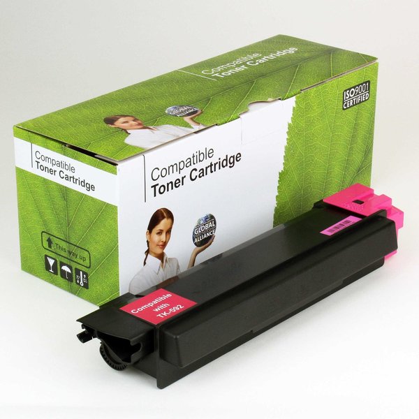 Refurbished Compatible Toner For TK592, Magenta, 5K Pages