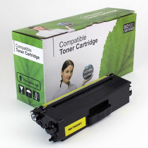 Toner For TN339Y, Yellow, 6K Pages