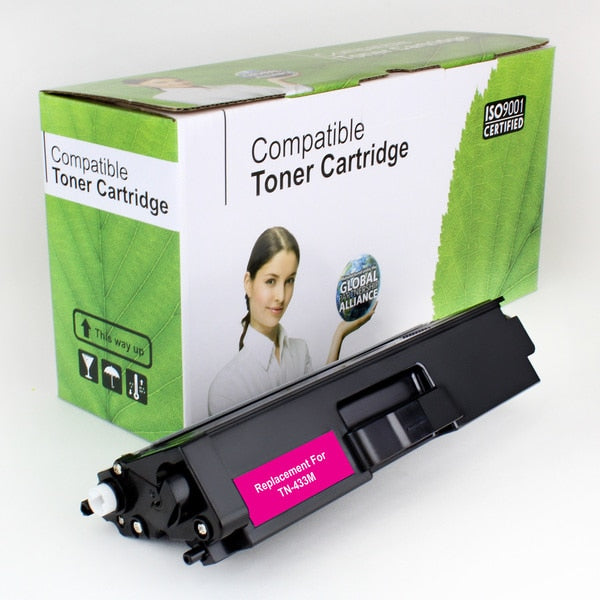 Refurbished Compatible Toner For Brother TN433M, Magenta, 4K VL