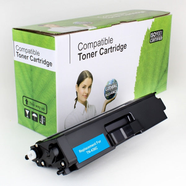 Remanufactured Compatible Toner For Brother TN436C, Cyan, 6.5K VL