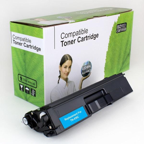 Refurbished Compatible Toner For Brother TN439C, Cyan, 9K VL