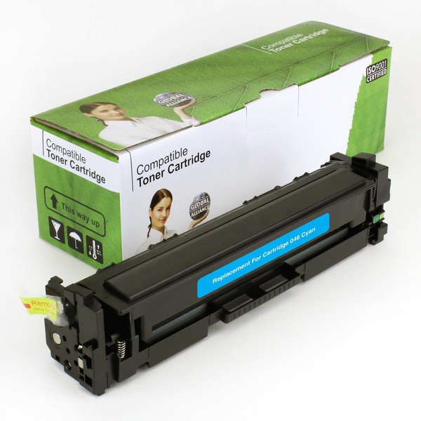 Refurbished Compatible Toner For Canon 046, Cyan, 2.3K VL