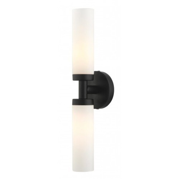 Black ADA Vanity Sconce, 2 Light