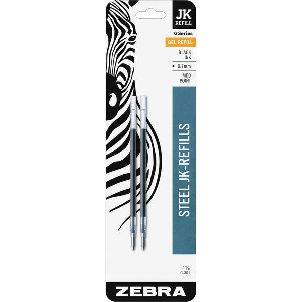 JK-Refill 0.7mm Black 2pk