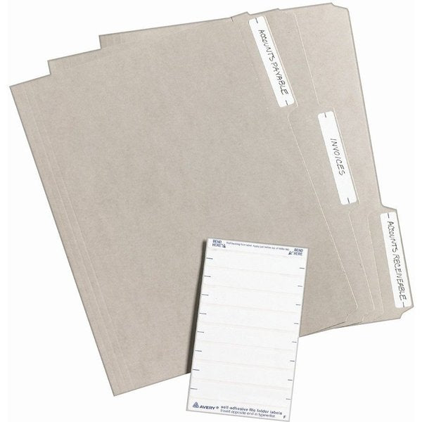 Label, File, Folder, White, PK252