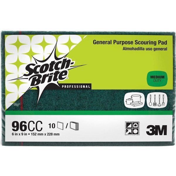 Sponge, Scrub, Scotchbrite, PK10