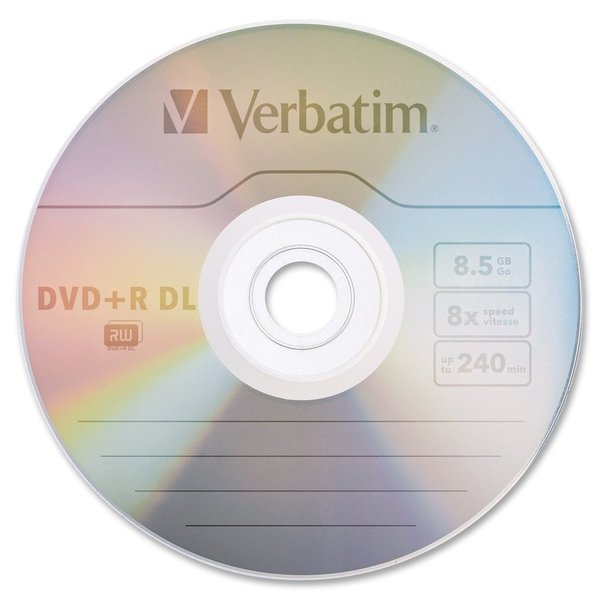 DVD+R Dual Layer Disc, 8.50GB, Silver, PK30