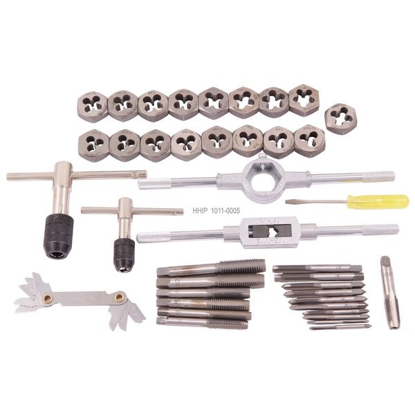 41 Piece 3mm-12mm Tap & Die Set With Hexagon Shaped Dies