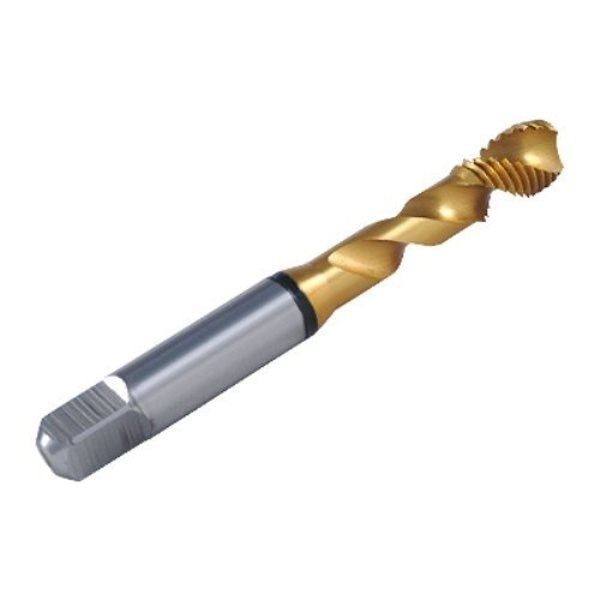 M10-1.50 D6 TiN 35 Degree Metric Spiral Flute Bottom Tap