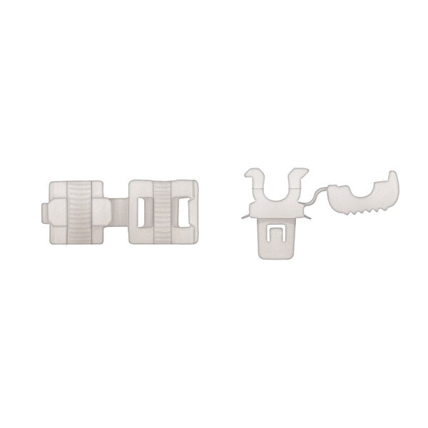 Ntrl Nyln Door Rod Clips 5mm Rod Size 8mm Hole Size PK10