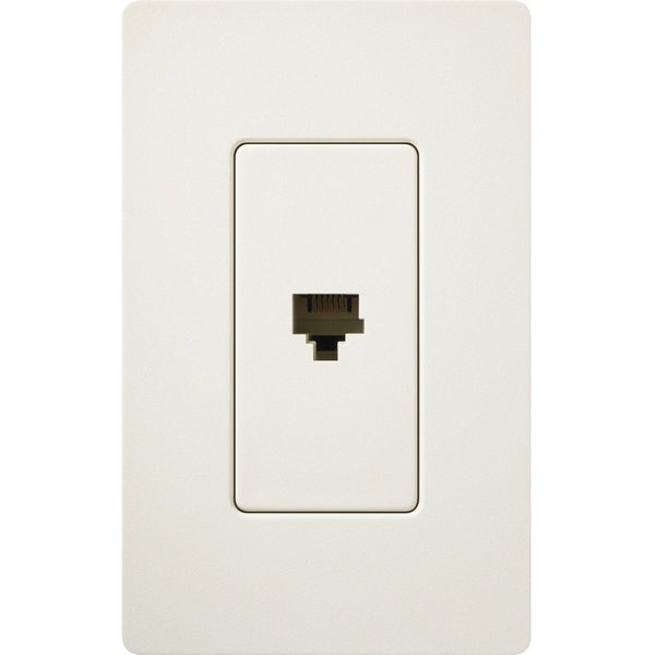 Telephone Jack, Single, Biscuit