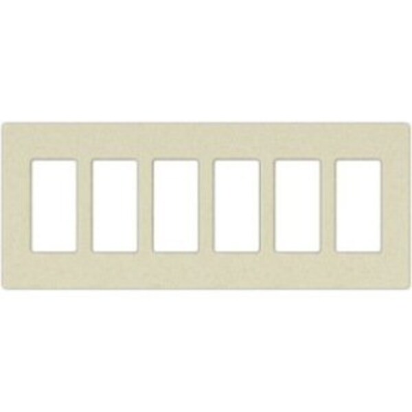 Designer Wall Plates, Number of Gangs: 6 Satin Finish, Midnight