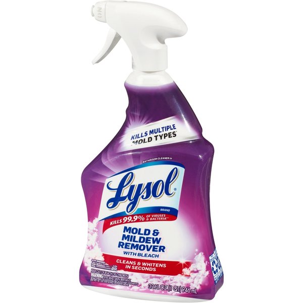 Liquid Foam 32 oz Mold Mildew Remover, Trigger Spray Bottle