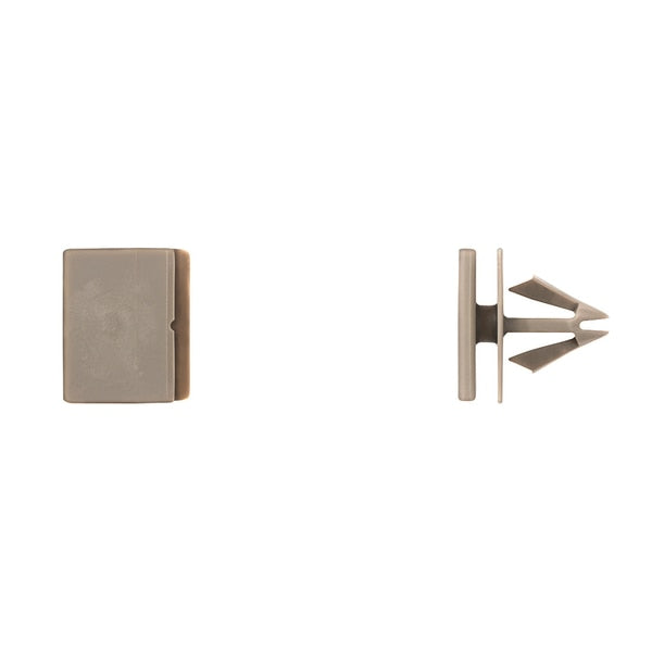 Gray Nyln Moulding Clips 7/16