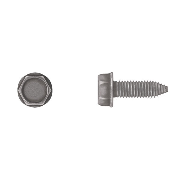 M8-1.25 Flange Bolt, Black 25 mm L