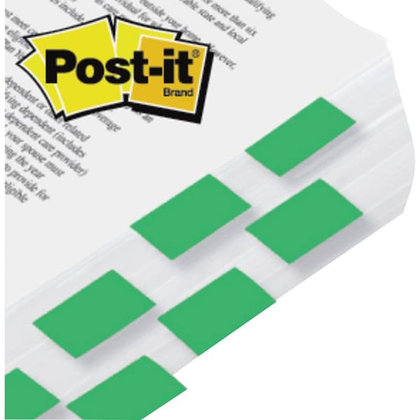 Flag, 50Fl/Dsp, 12Dsp/Bx, Green, PK6