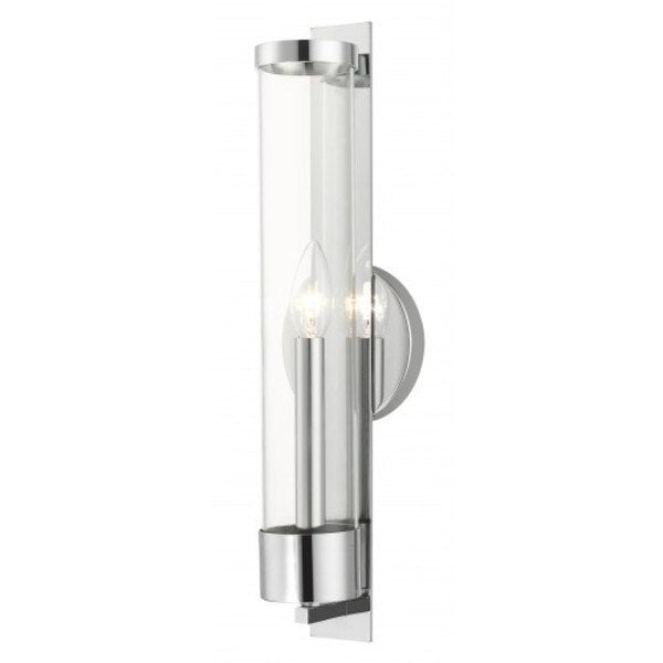 Polished Chrome ADA Single Sconce, 1 Ligh