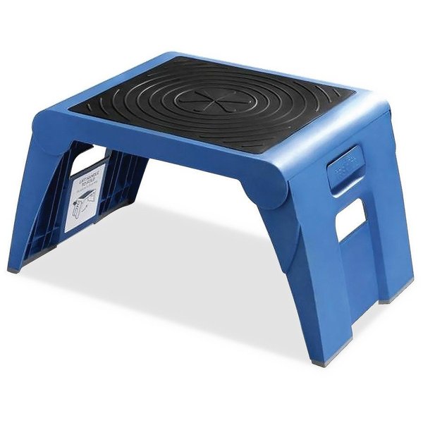 1 Step, Folding Step Stool, Blue