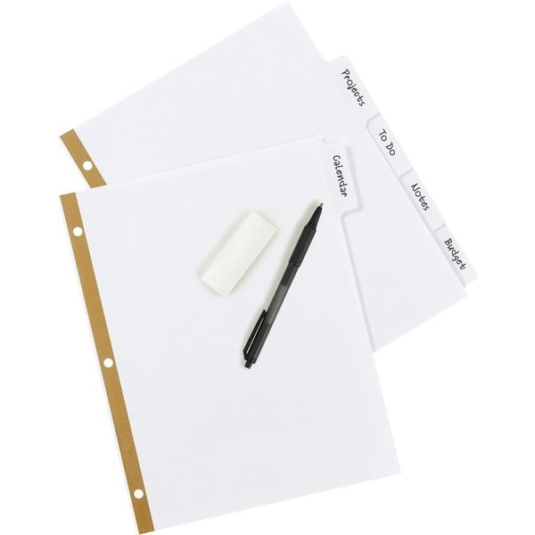 Write & Erase Index Dividers 8-1/2 x 11