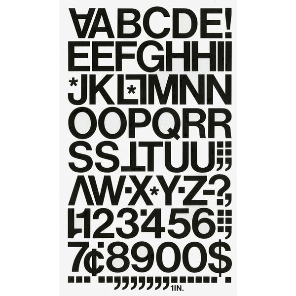 Numbers, Vinyl, Helvetica, 1