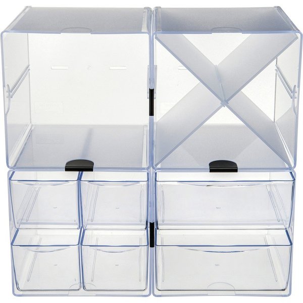Desktop Organizer, Clear, Plastic