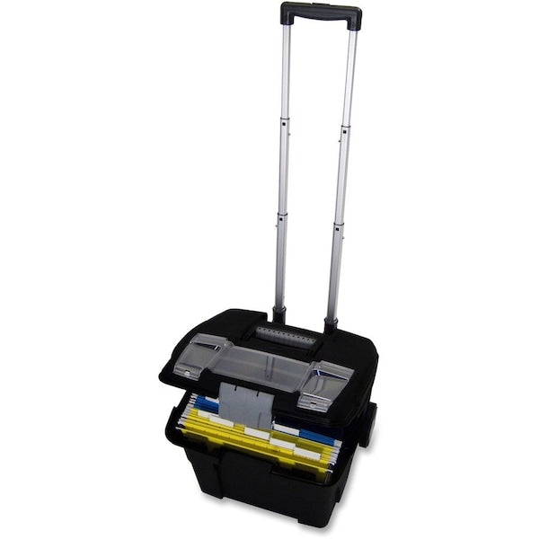Mobile File Storage Box, Letter, 14-1/4x15