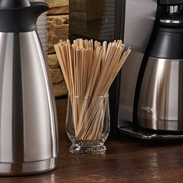 Biodegradable Coffe Stirrers, Wood PK1000