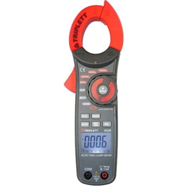 True RMS AC/DC clamp meter w/backlit