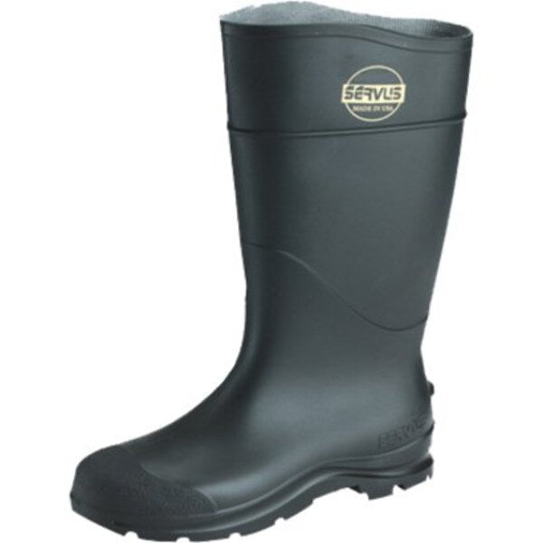 PVC, Rubber Boot, Black 14