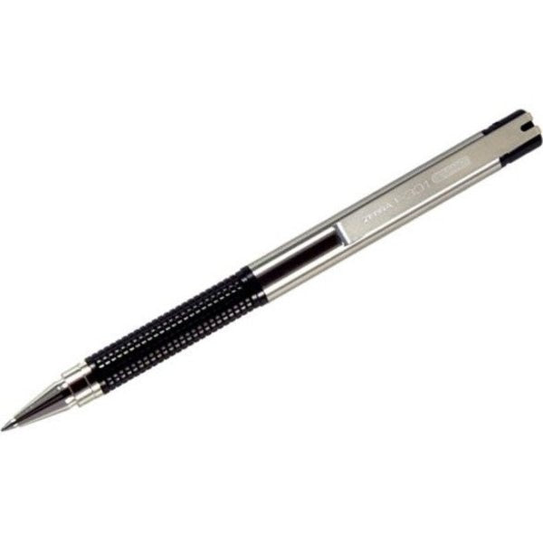 F-301 Compact Capped Ballpoint 0.7mm Black 2pk